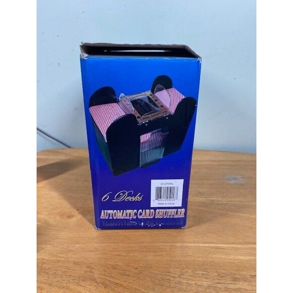 Casino Style 6-Decks Automatic Card Shuffler & 2 New Sealed Deck of Cards Tested - Picture 3 of 16